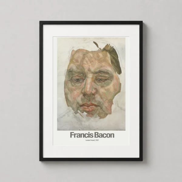Francis Bacon Portrait of Lucian Freud, Post-War Expressionist Art Print