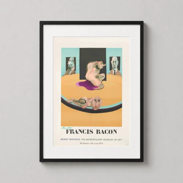 Francis Bacon, Art Poster, 1975 Metropolitan Museum Exhibition