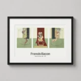 Francis Bacon, Abstract Art Poster, Oresteia Triptych Wall