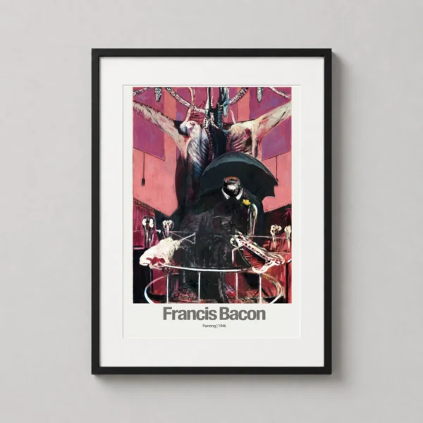Francis Bacon Painting 1946, Art Poster, Modern Expressionist