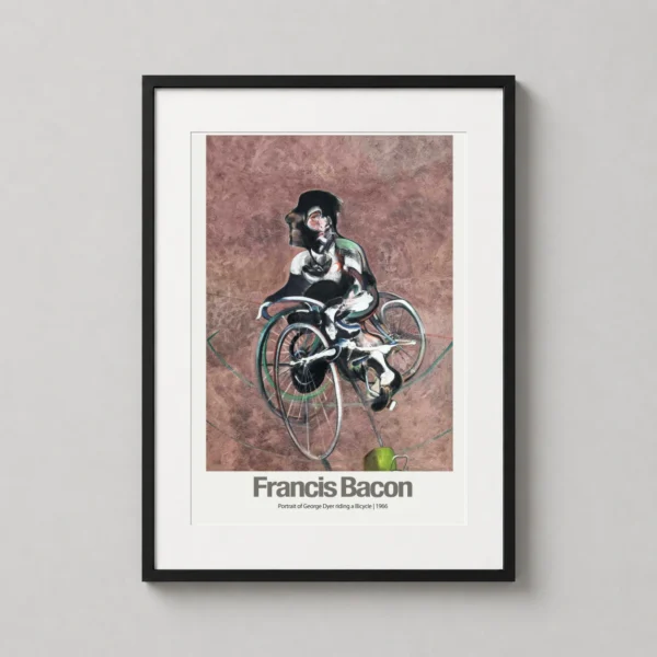 Francis Bacon, Modern Art Poster, George Dyer on Bicycle Painting