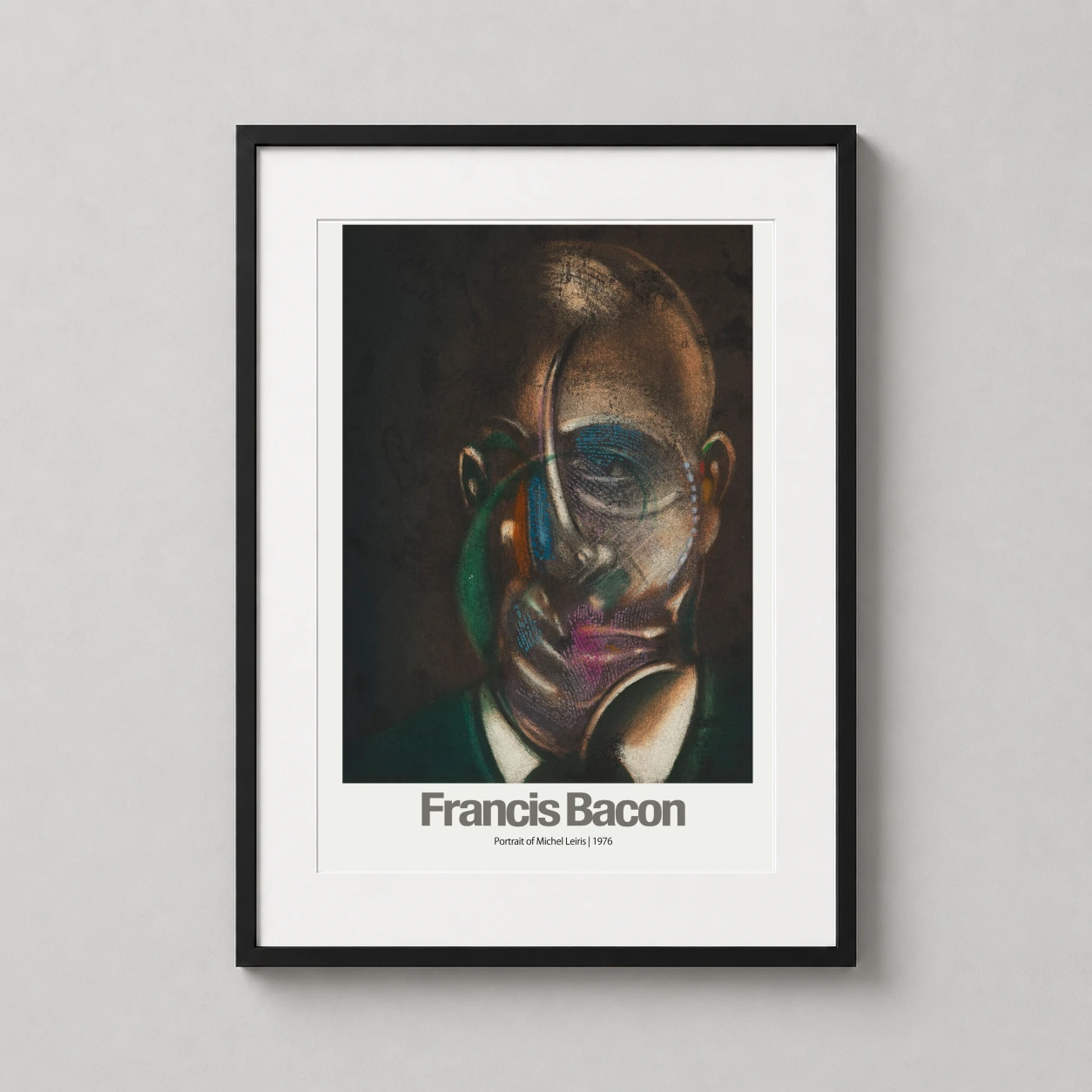 Francis Bacon Abstract Poster — francis Bacon Portrait Michel is a expressionist figure art choice