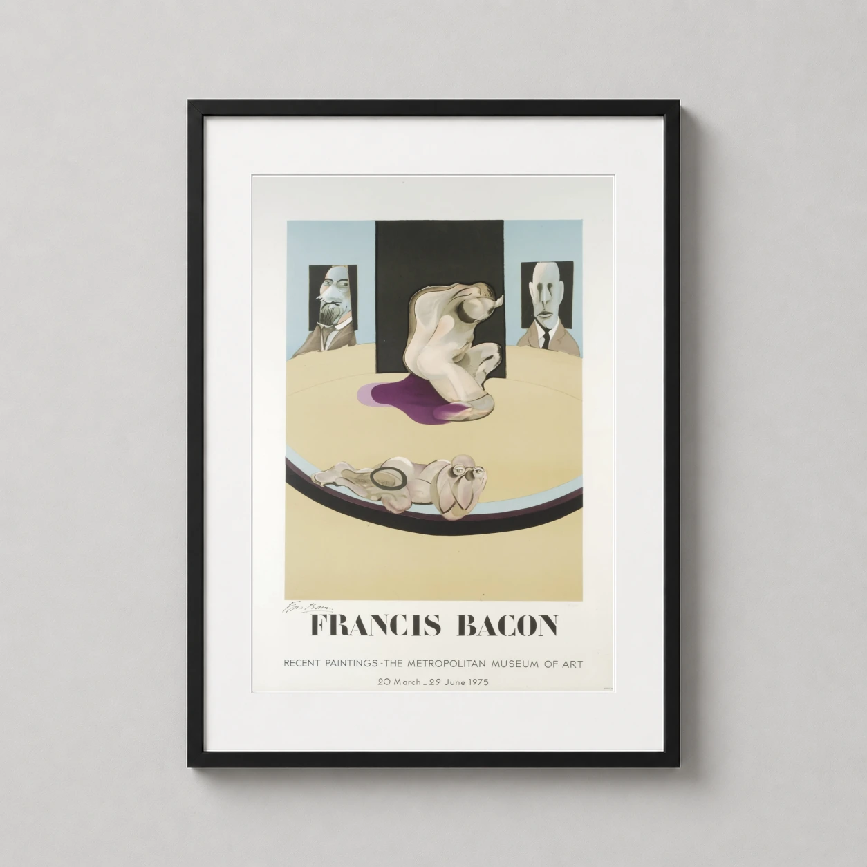 Francis Bacon Vintage — built from the exact source name, Francis Bacon Iconic MET Museum keeps