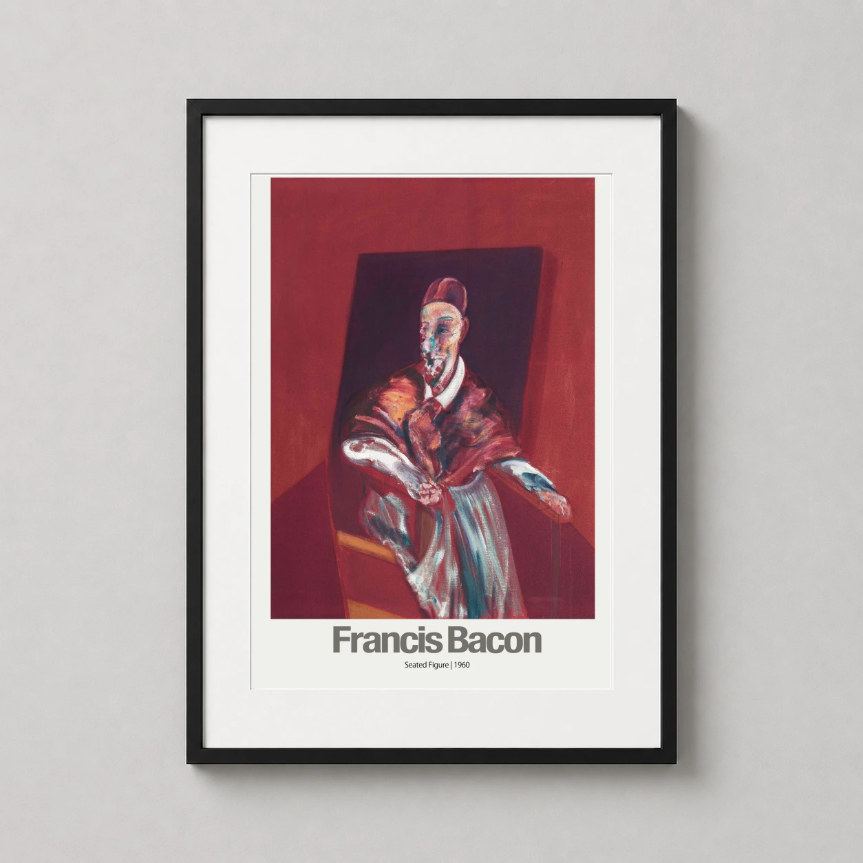 Francis Bacon Seated Figure — choose Francis Bacon Seated Figure when the wall needs expressionist