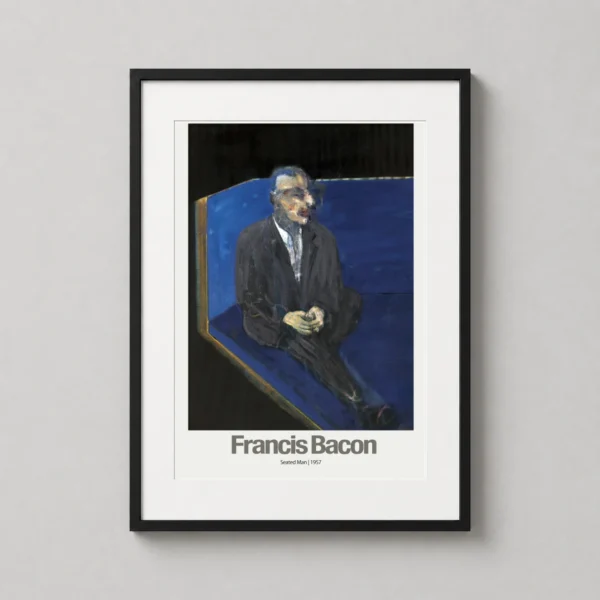 Francis Bacon Seated Man 1957 Abstract Expressionist Art Print