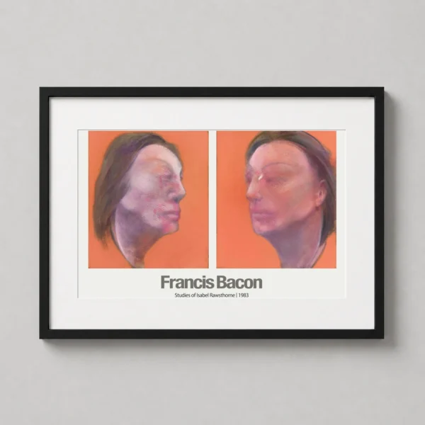 Francis Bacon Studies of Isabel Rawsthorne 1983 Abstract Art Print
