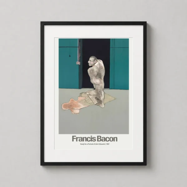 Study for a Portrait of John Edwards, Francis Bacon Art Print