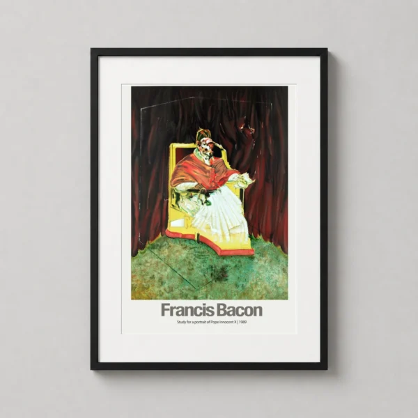 Francis Bacon Pope Innocent X 1989 Expressionist Art Print