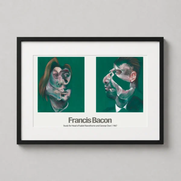 Francis Bacon Isabel Rawsthorne and George Dyer Art Print