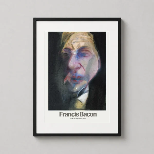 Francis Bacon Study for Self-Portrait 1979 Expressionist Art Print