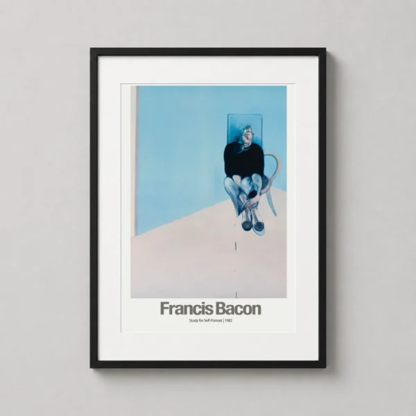 Francis Bacon Study for Self-Portrait 1982 Modern Art Print