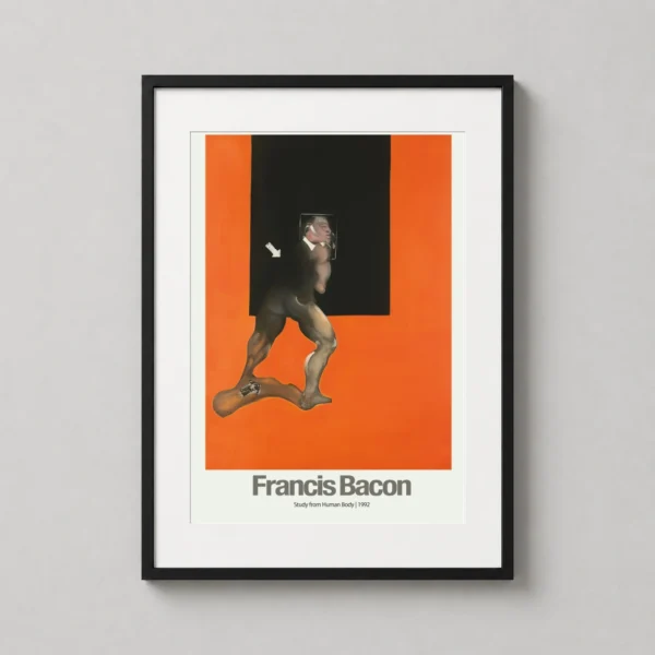 Francis Bacon Study from Human Body 1992 Abstract Art Print