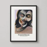 Francis Bacon Study of Henrietta Moraes Laughing Art Print