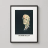 Francis Bacon Study of Portrait after Life Mask of William Blake Art Print