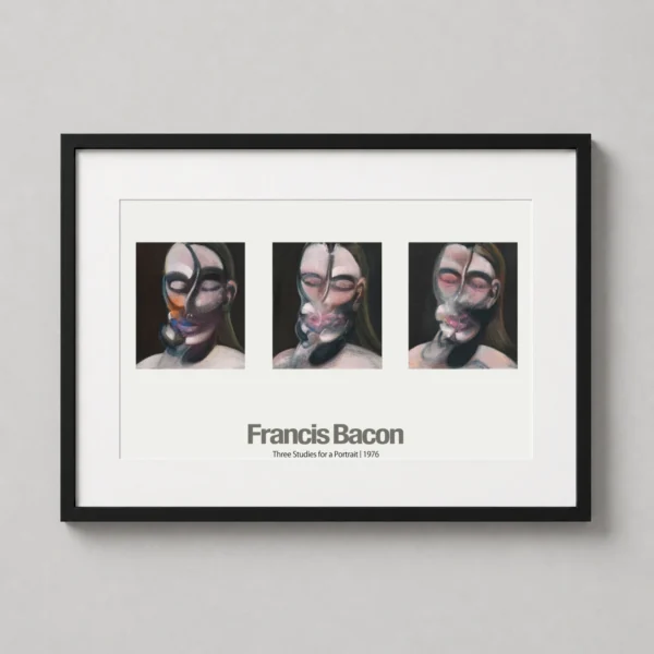 Francis Bacon Three Studies for a Portrait 1976 Art Print