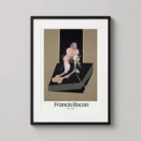 Francis Bacon Triptych 1986-7 Seated Figure Expressionist Art Print