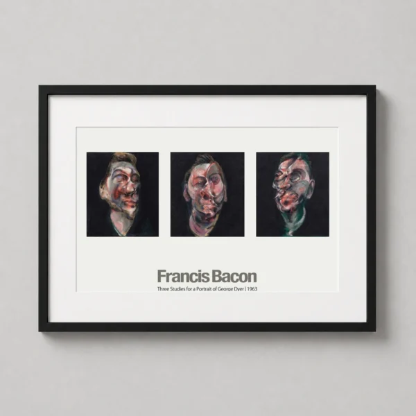 Francis Bacon George Dyer Studies Triptych Modern Art Print