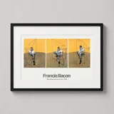 Francis Bacon Three Studies of Lucian Freud Triptych Wall Art Print