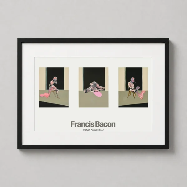 Francis Bacon Triptych August 1972 Modernist Art Print