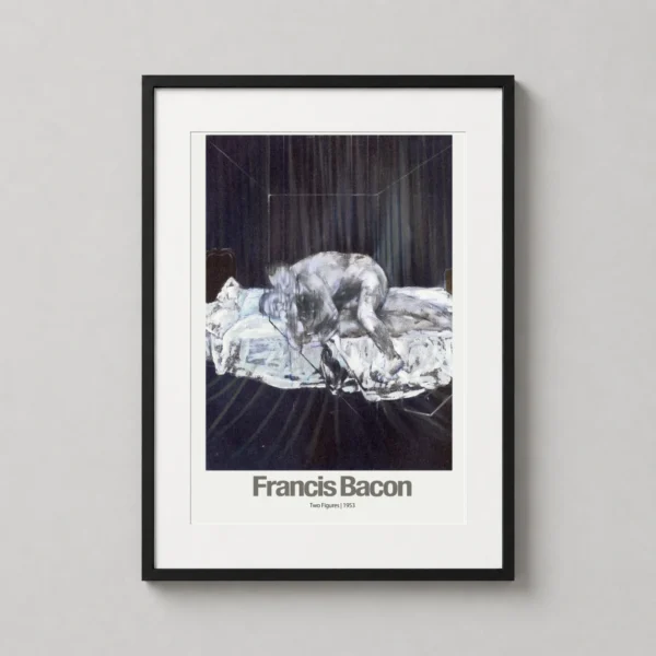 Francis Bacon Two Figures 1953, Expressionist Fine Art Print