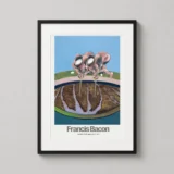 Francis Bacon Two Men Working in a Field 1971 Abstract Art Print