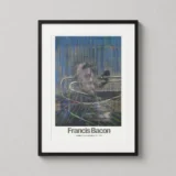 Francis Bacon Untitled Crouching Nude on Rail 1952 Art Print