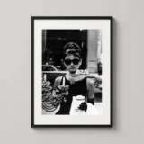 Audrey Hepburn Breakfast at Tiffany's 1961 Photography Print