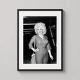 Dolly Parton Vintage Black and White Country Music Photography Print