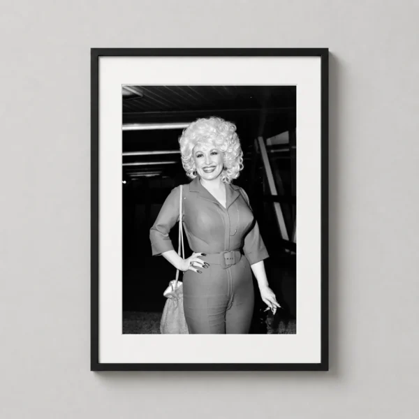Dolly Parton Vintage Black and White Country Music Photography Print
