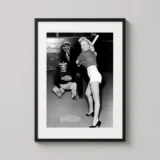Marilyn Monroe Chicago White Sox Baseball Vintage Photography Print
