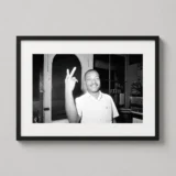 Martin Luther King Jr.. Peace Sign Photography Print