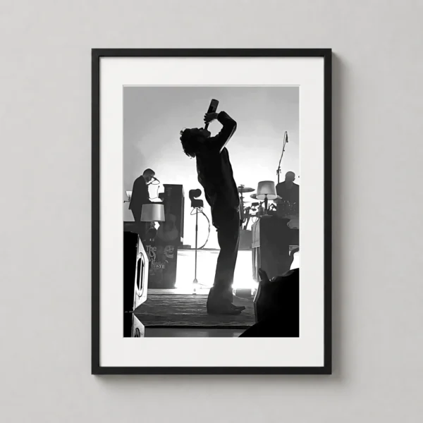 Matty Healy On Stage Drinking Art, The 1975 Photography Print