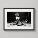 Muhammad Ali vs Sonny Liston Boxing Photography Print