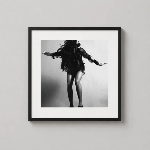 Tina Turner Performance Black and White Photography Print
