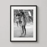 Tina Turner Vintage Performance Black and White Wall Photography Print