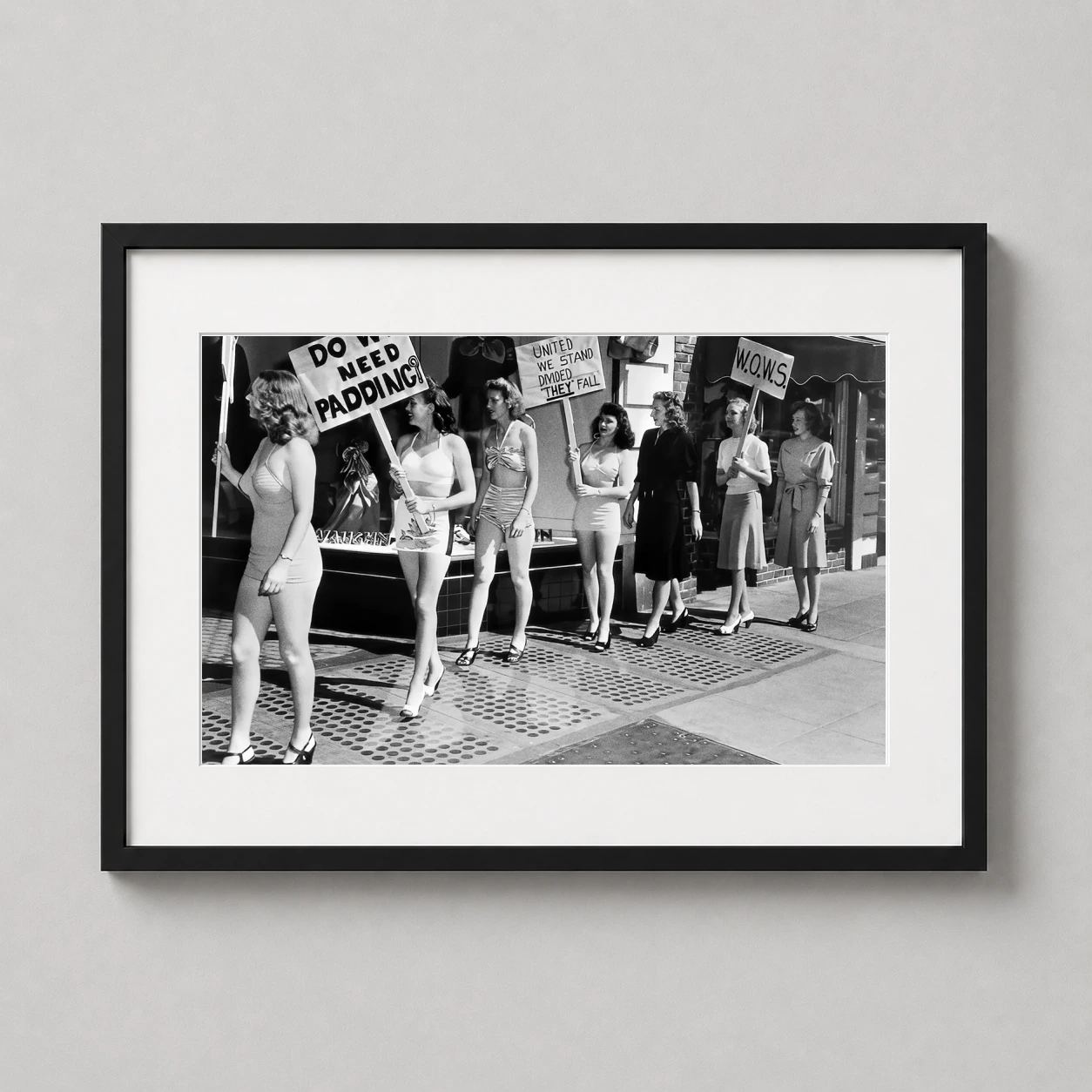 Berkeley History Disobedience Photo — vintage black and white photograph capturing women in 1947 Berkeley
