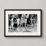 Berkeley Protest 1947 History Photography Black and White Photography Print
