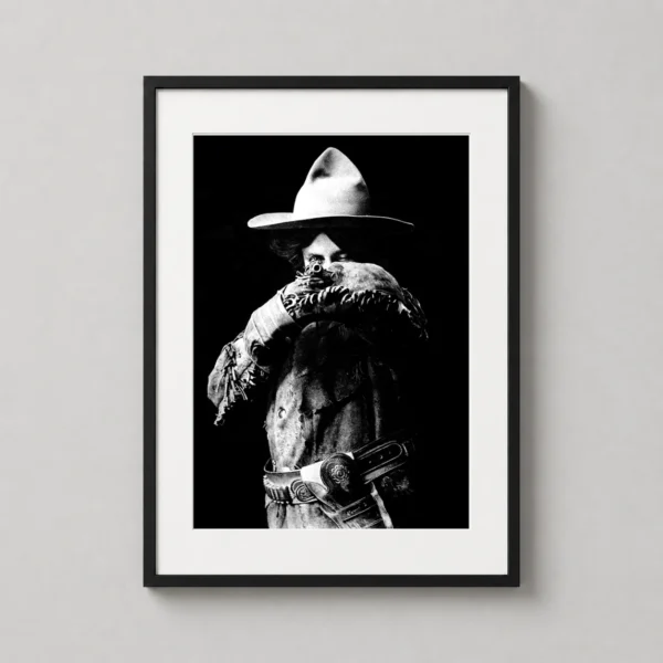 Annie Oakley Sharp Shooter Vintage Photography Print