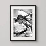Anthony Bourdain Kitchen Photography Black and White Photography Print