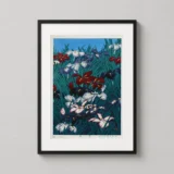 Ayame Iris, 1929 by Kawase Hasui Japanese Woodblock Art Print