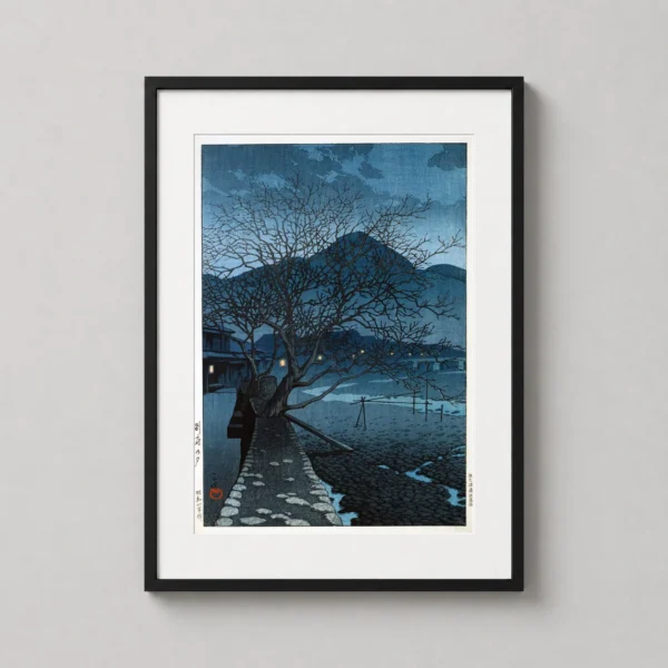 Evening in Beppu 1929 by Hasui Kawase Japanese Art Print