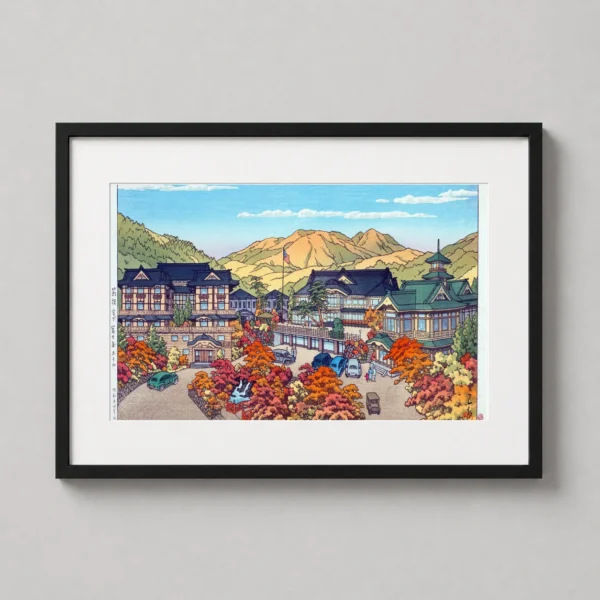 Fujiya Hotel Miyanoshita Japan, Kawase Hasui Japanese Art Print
