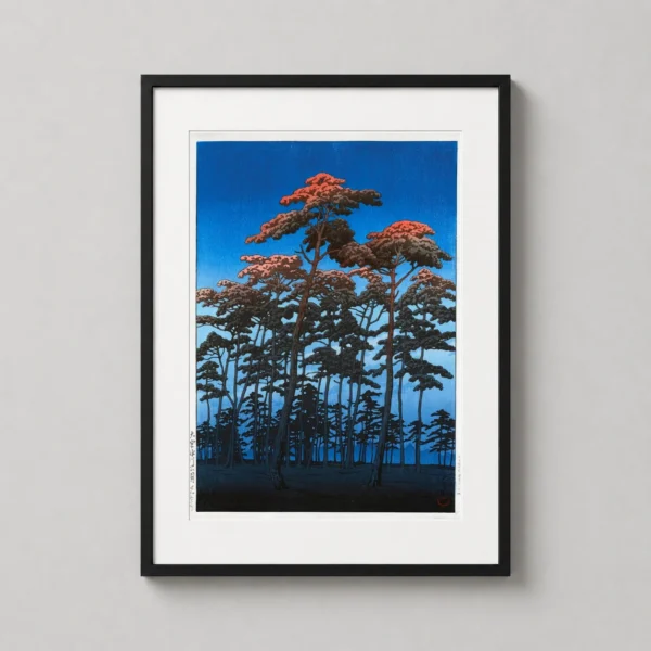 Hikawa Park Omiya by Kawase Hasui Fine Woodblock Art Print