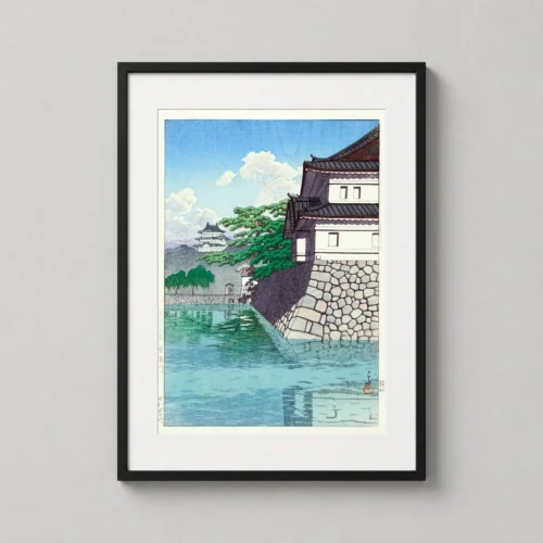 Ishiwata Koitsu Kikyo Gate Edo Castle Japanese Woodblock Art Print