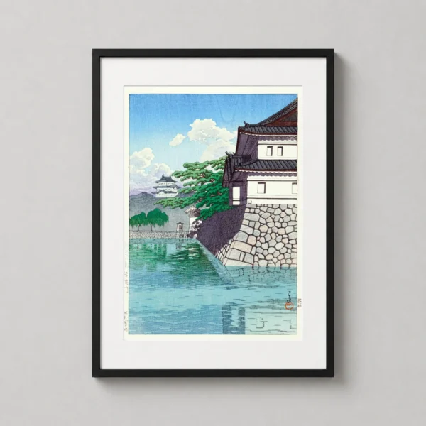 Ishiwata Koitsu Kikyo Gate Edo Castle Japanese Woodblock Art Print