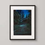 Hasui Kawase Hiraizumi Chusonji Temple Night Scene Art Print