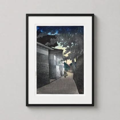 Classic Kosho Temple Art Print - Japanese woodblock print from MerchFuse