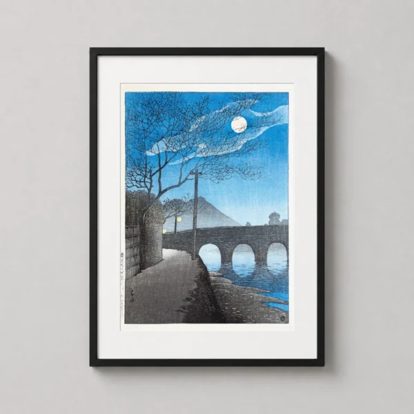 Kotsuki River in Kagoshima, Kawase Hasui Japanese Art Print