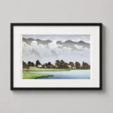 Lake Kizaki in Shinshu 1941, Kawase Hasui Japanese Art Print