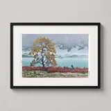 Lakeside Shower at Matsue by Kawase Hasui Japanese Art Print